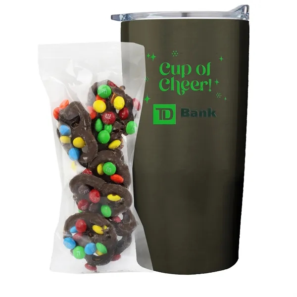 This set includes a 20 oz double-wall vacuum insulated tumbler and... from ASI 71685 Midnite Snax® / Promo Revolution