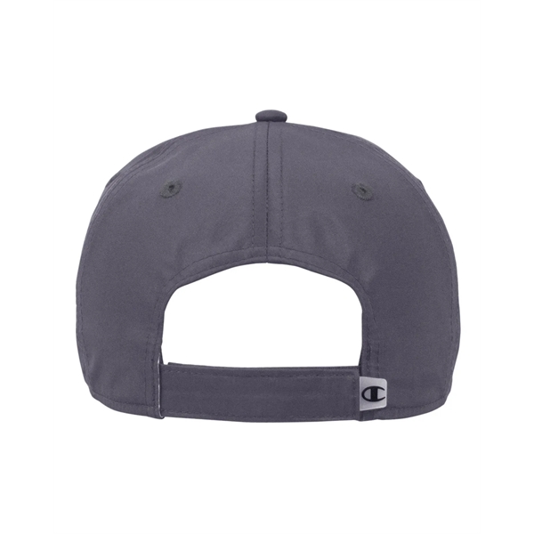 Champion 6 panel cap with pre-curved bill and adjustable closure.... from ASI 34063 alphabroder