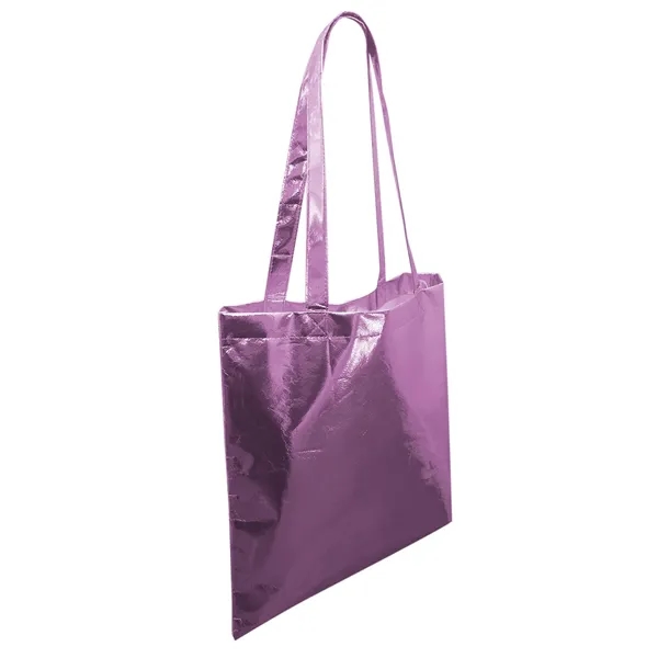 Liberty Bags Easy Print metallic tote bag with self-fabric handles.... from ASI 34063 alphabroder