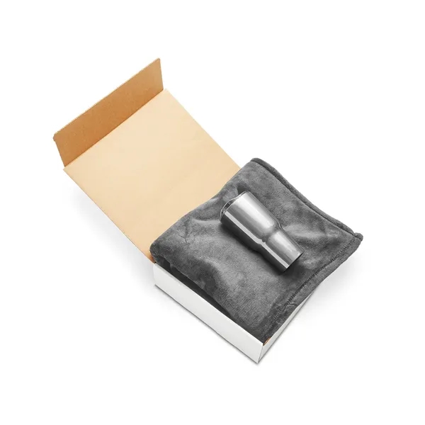 Laid Back Comfort Gift Set includes blanket and vacuum tumbler in... from ASI 79530 Prime Line