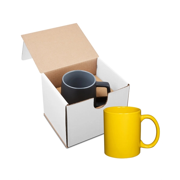 11-ounce ceramic mug with a C-shaped handle; kraft gift box included.... from ASI 79530 Prime Line