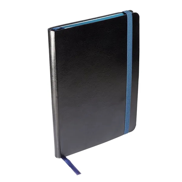 Faux leather cover journal with 96 ruled pages, elastic loop closure,... from ASI 79530 Prime Line