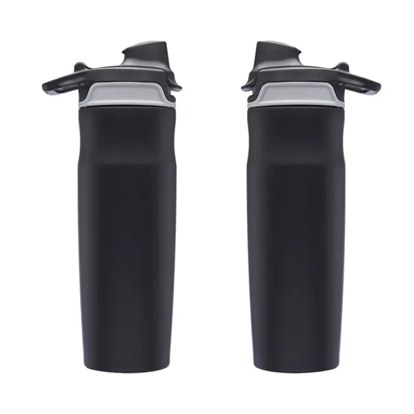 Stainless steel insulated water bottle with flip lid, 20 oz. plus... from ASI 37218 Athena Promo (tm)