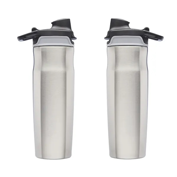 Stainless steel insulated water bottle with flip lid, 20 oz. plus... from ASI 37218 Athena Promo (tm)
