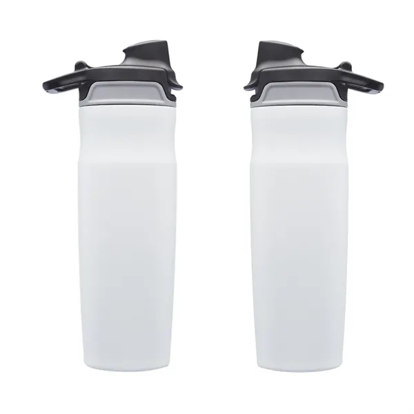 Stainless steel insulated water bottle with flip lid, 20 oz. plus... from ASI 37218 Athena Promo (tm)