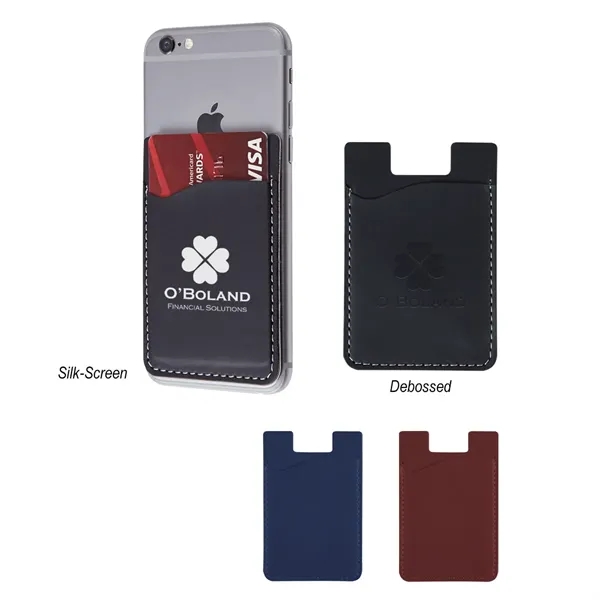 Polyurethane phone wallet with multiple pockets... from ASI 61125 Hit Promotional Products / Hit®