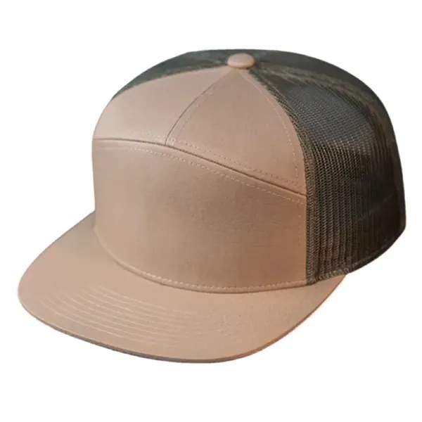 Cotton Twill Front, Structured 7 Panel Crown, Mesh Back Panels, Mid/High... from ASI 72657 Active Life Promo / Active Life