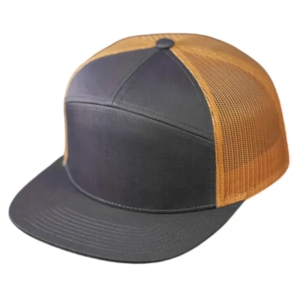 Cotton Twill Front, Structured 7 Panel Crown, Mesh Back Panels, Mid/High... from ASI 72657 Active Life Promo / Active Life