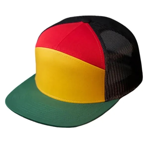 Cotton Twill Front, Structured 7 Panel Crown, Mesh Back Panels, Mid/High... from ASI 72657 Active Life Promo / Active Life