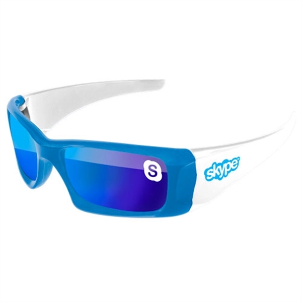 Quality PC Wrap sunglasses with mirror UV400 impact resistant PC lenses.... from ASI 57371 Eyevertising
