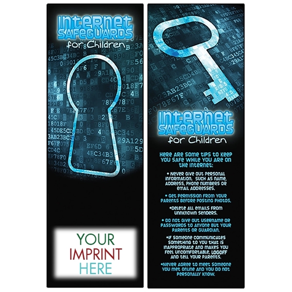 Bookmark with tips on internet safety.... from ASI 45815 Coloring Book Solutions / Coloring Book Solutions™ LivRite