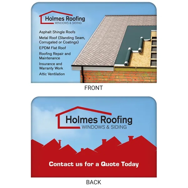 6' Table Top aluminum hardware with medium premium display polyester banner... from ASI 80228 Quinn