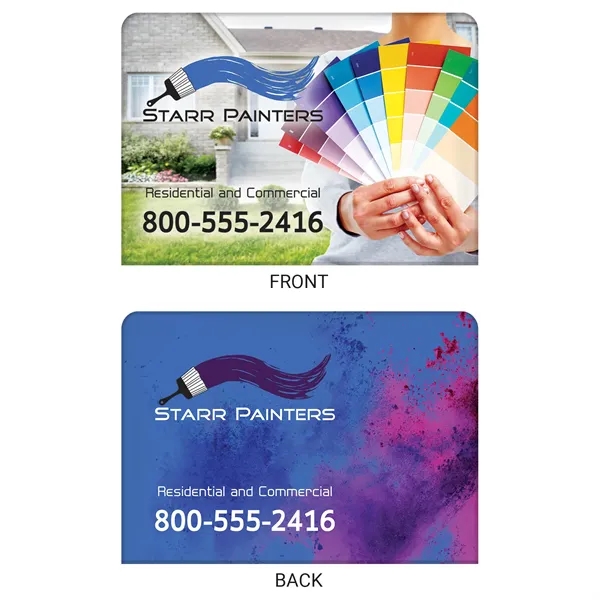 8' Table Top aluminum hardware with large premium display polyester banner... from ASI 80228 Quinn