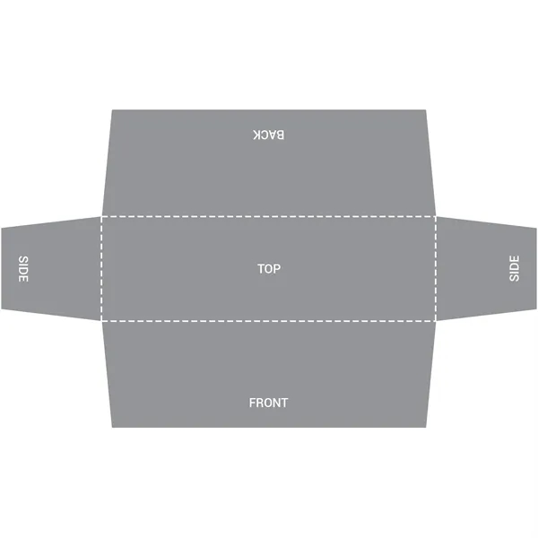 8' Table Top aluminum hardware with large premium display polyester banner... from ASI 80228 Quinn
