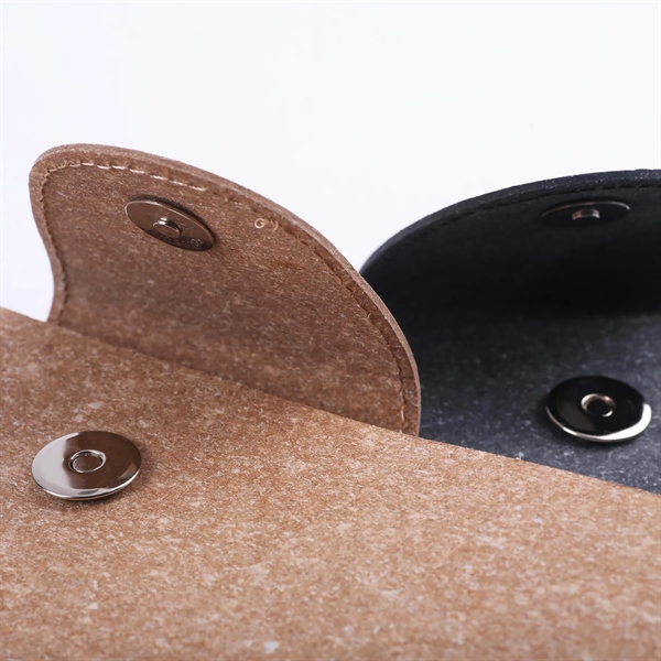 A medium-sized notebook with a recycled-leather cover... from ASI 61966 HPG / HandStands