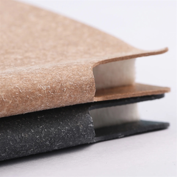 A medium-sized notebook with a recycled-leather cover... from ASI 61966 HPG / HandStands