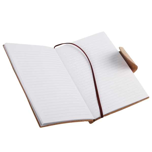 A medium-sized notebook with a recycled-leather cover... from ASI 61966 HPG / HandStands