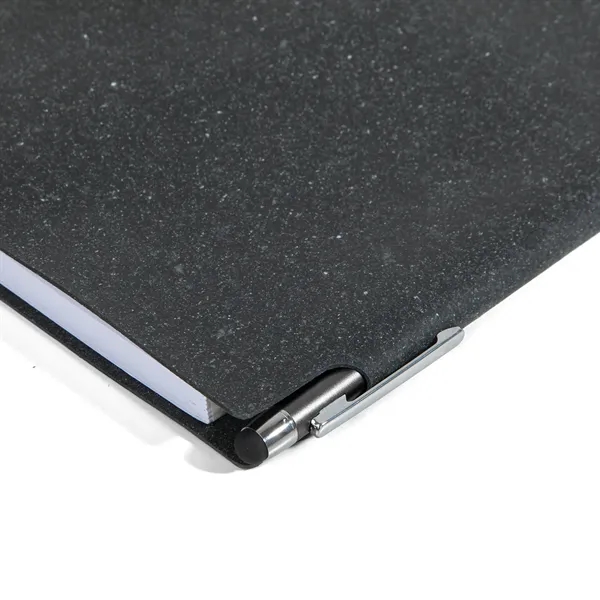 A medium-sized notebook with a recycled-leather cover... from ASI 61966 HPG / HandStands