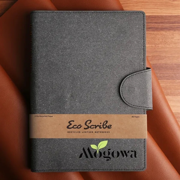 A large-sized notebook with a cover derived from recycled leather materials... from ASI 61966 HPG / HandStands