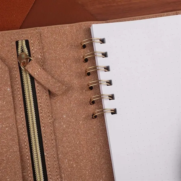 A large-sized notebook with a cover derived from recycled leather materials... from ASI 61966 HPG / HandStands
