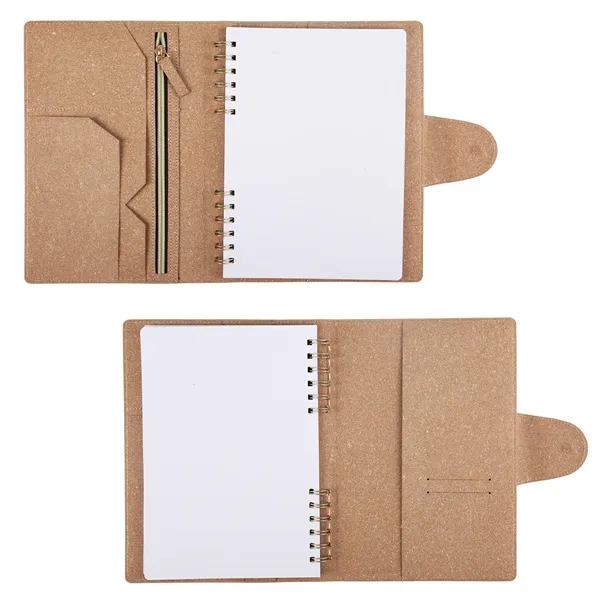 A large-sized notebook with a cover derived from recycled leather materials... from ASI 61966 HPG / HandStands