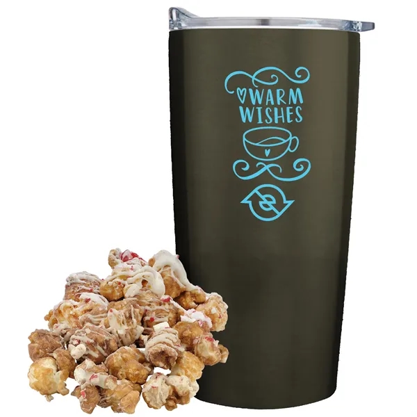 20 oz. dual wall vacuum insulated straight tumbler gift set includes... from ASI 71685 Midnite Snax®