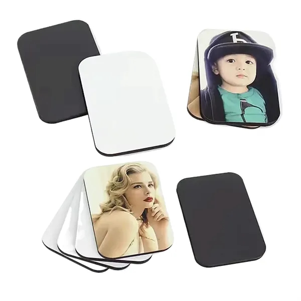 Rectangle design MDF magnet plus free sublimation heat transfer printing in... from ASI 37218 Athena Promo (tm)