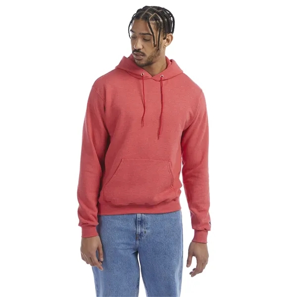 Moisture-wicking pullover hoodie with two-ply hood, dyed-to-match drawcord, and front pouch... from ASI 34063 alphabroder