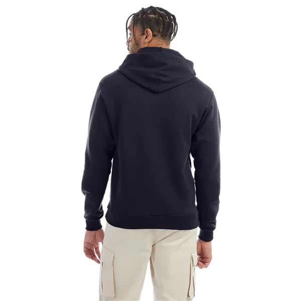 Moisture-wicking pullover hoodie with two-ply hood, dyed-to-match drawcord, and front pouch... from ASI 34063 alphabroder