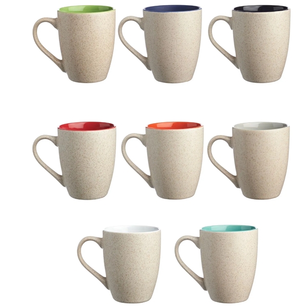 Two-tone Ceramic Mug, 10 oz. plus 1 color silkscreen imprint on... from ASI 37218 Athena Promo (tm)