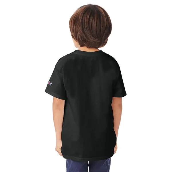 Youth-sized short sleeve cotton T-shirt with double-needle sleeves and bottom hems.... from ASI 34063 alphabroder