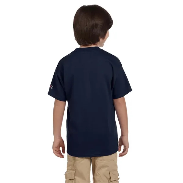 Youth-sized short sleeve cotton T-shirt with double-needle sleeves and bottom hems.... from ASI 34063 alphabroder