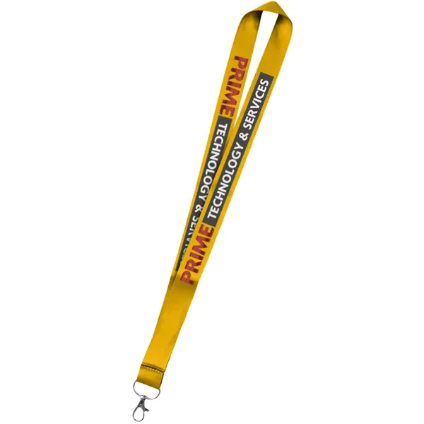 36" x 1" micro weave polyester lanyard with dye sublimation customization.... from ASI 39552 BEL Promo