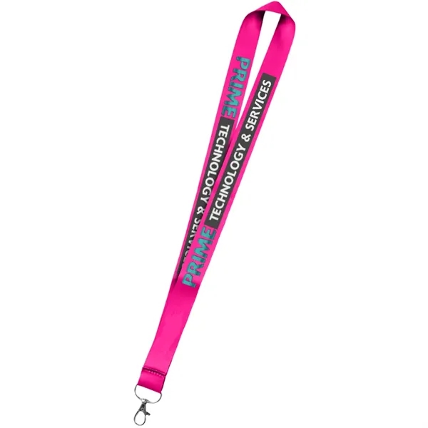 36" x 1" micro weave polyester lanyard with dye sublimation customization.... from ASI 39552 BEL Promo