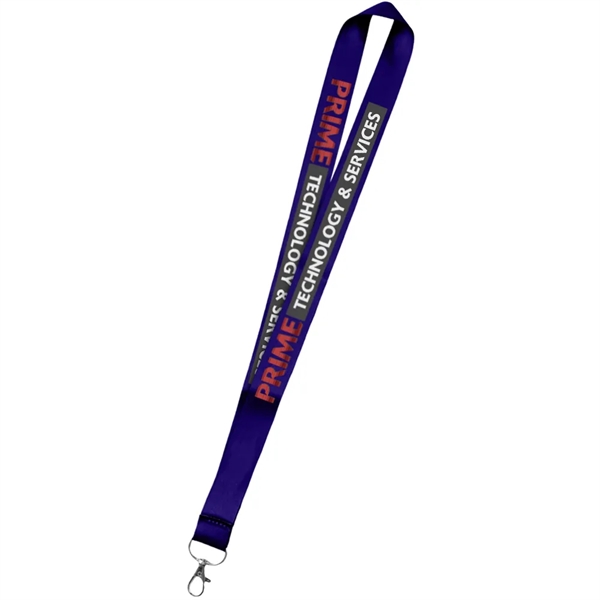 36" x 1" micro weave polyester lanyard with dye sublimation customization.... from ASI 39552 BEL Promo