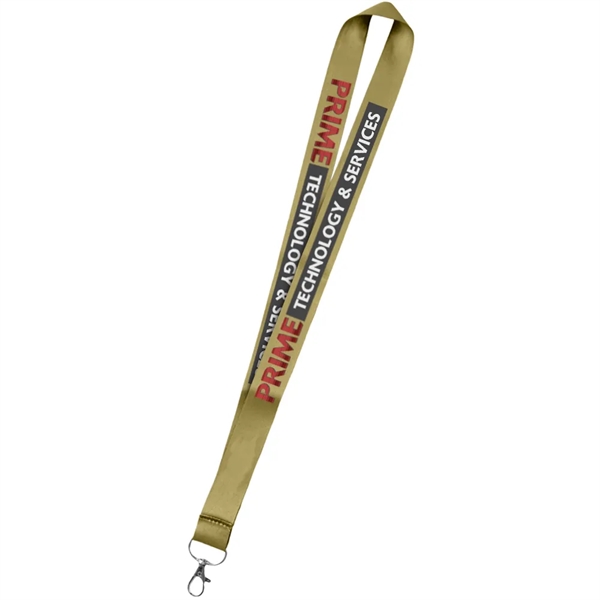 36" x 1" micro weave polyester lanyard with dye sublimation customization.... from ASI 39552 BEL Promo