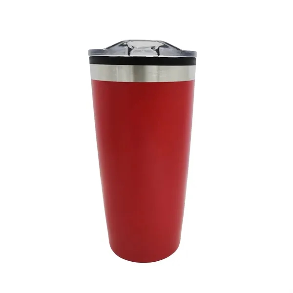 Double wall tumbler with lid, 20 oz. plus 1 color silkscreen... from ASI 37218 Athena Promo (tm)