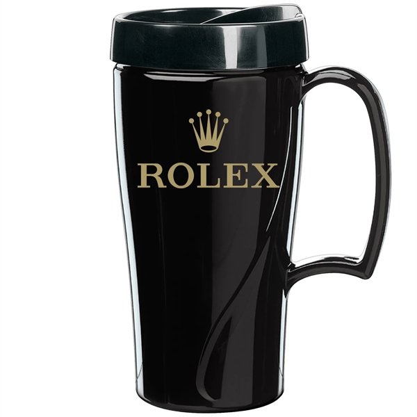 Travel mug with handle, 16 oz. Made in the USA.... from ASI 80060 VisionUSA