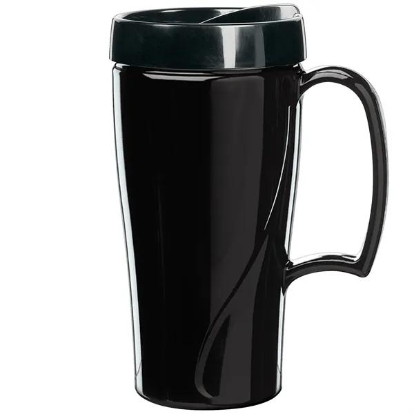 Travel mug with handle, 16 oz. Made in the USA.... from ASI 80060 VisionUSA