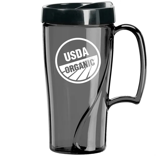 Travel mug with handle, 16 oz. Made in the USA.... from ASI 80060 VisionUSA