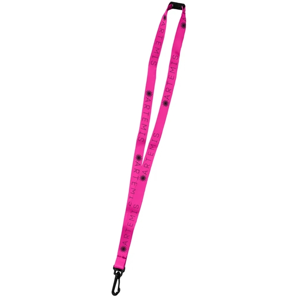 36" x 5/8" lanyard with a safety breakaway and dye-sublimation printing.... from ASI 39552 BEL Promo