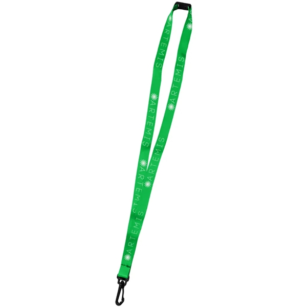 36" x 5/8" lanyard with a safety breakaway and dye-sublimation printing.... from ASI 39552 BEL Promo