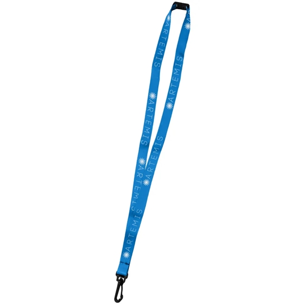 36" x 5/8" lanyard with a safety breakaway and dye-sublimation printing.... from ASI 39552 BEL Promo