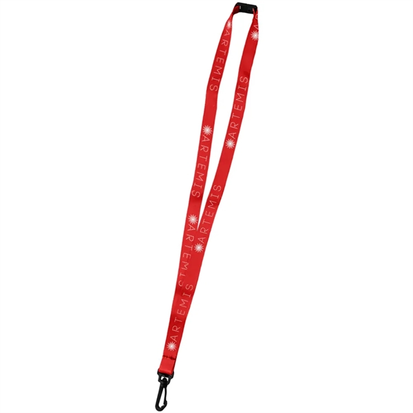 36" x 5/8" lanyard with a safety breakaway and dye-sublimation printing.... from ASI 39552 BEL Promo