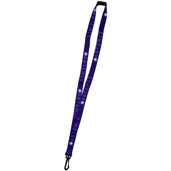 36" x 5/8" lanyard with a safety breakaway and dye-sublimation printing.... from ASI 39552 BEL Promo