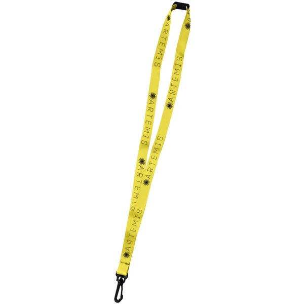 36" x 5/8" lanyard with a safety breakaway and dye-sublimation printing.... from ASI 39552 BEL Promo