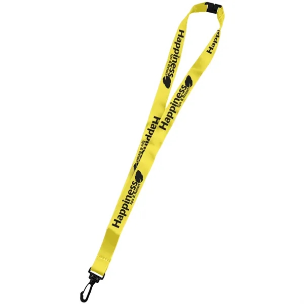 36" x 3/4" dye-sublimation lanyard with safety breakaway.... from ASI 39552 BEL Promo