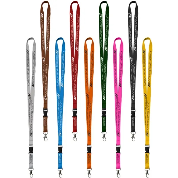36" x 5/8" dye-sublimated lanyard with buckle release.... from ASI 39552 BEL Promo