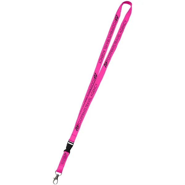 36" x 5/8" dye-sublimated lanyard with buckle release.... from ASI 39552 BEL Promo
