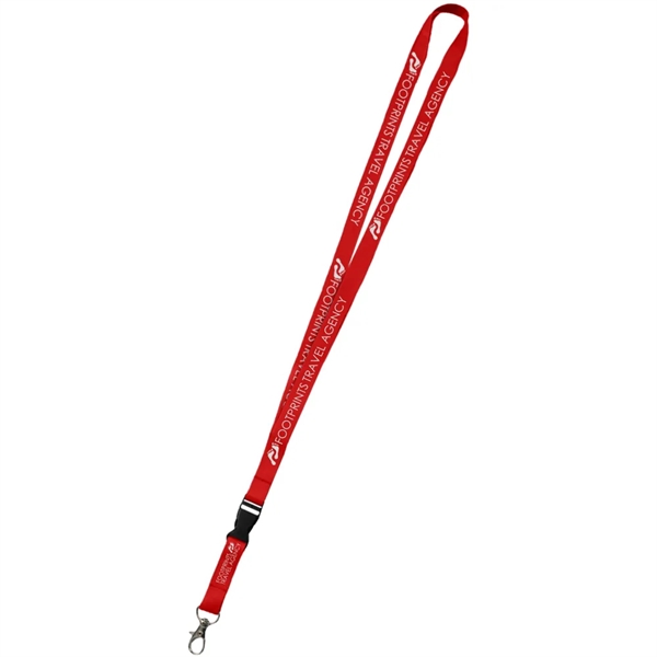 36" x 5/8" dye-sublimated lanyard with buckle release.... from ASI 39552 BEL Promo